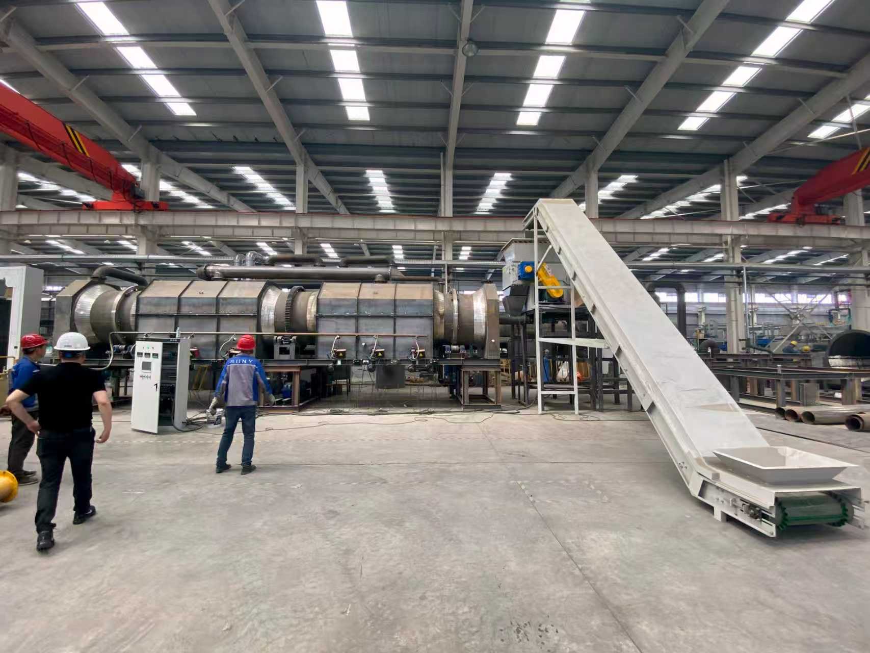 铝型材连续式炭化工艺，降本增效，助力资源循环